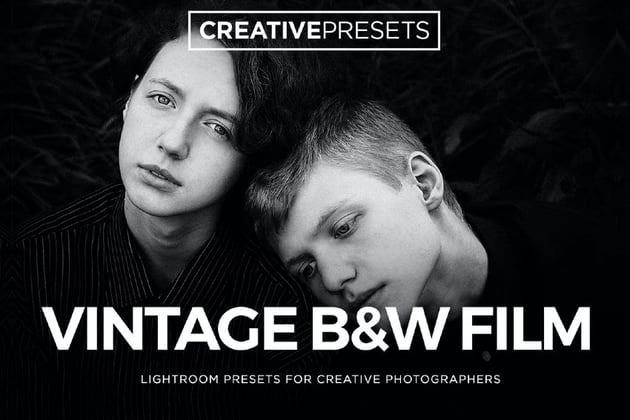 Vintage Black and White Lightroom Film Presets